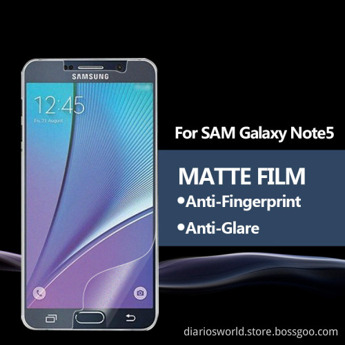 Premium Guard Anti Fingerprint Anti Glare matte screen protector film for mobile phone for Samsung Galaxy Note5